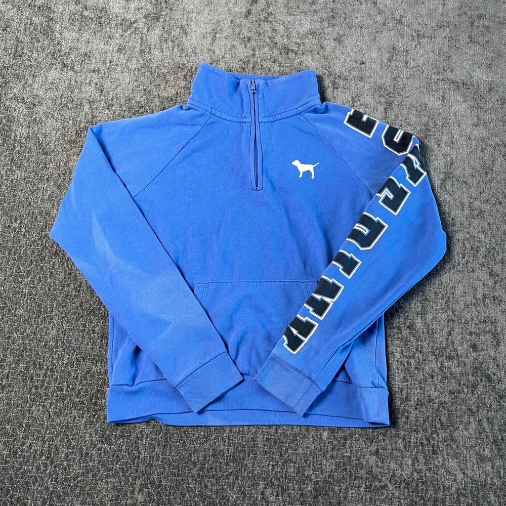 Victoria-s-secret Women's Blue Sweatshirt